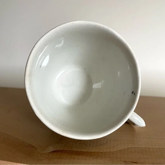 Antique Vtg blue & white tea cup English transferware?